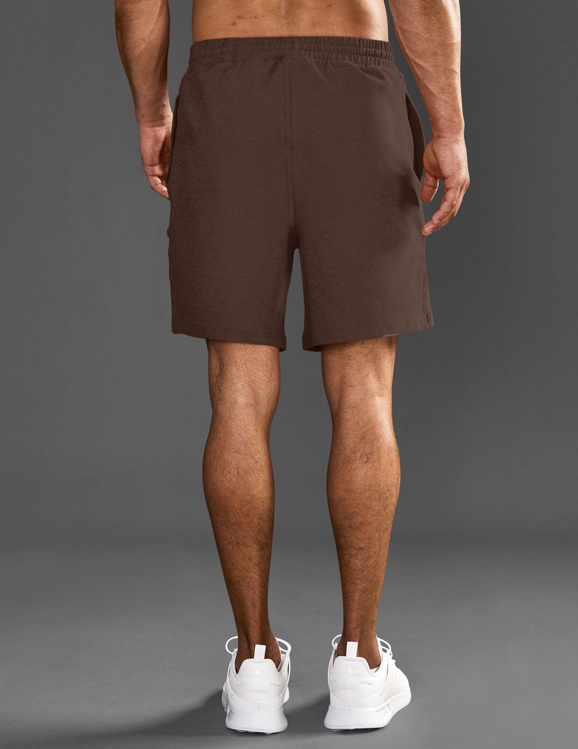 brown men's shorts. 
