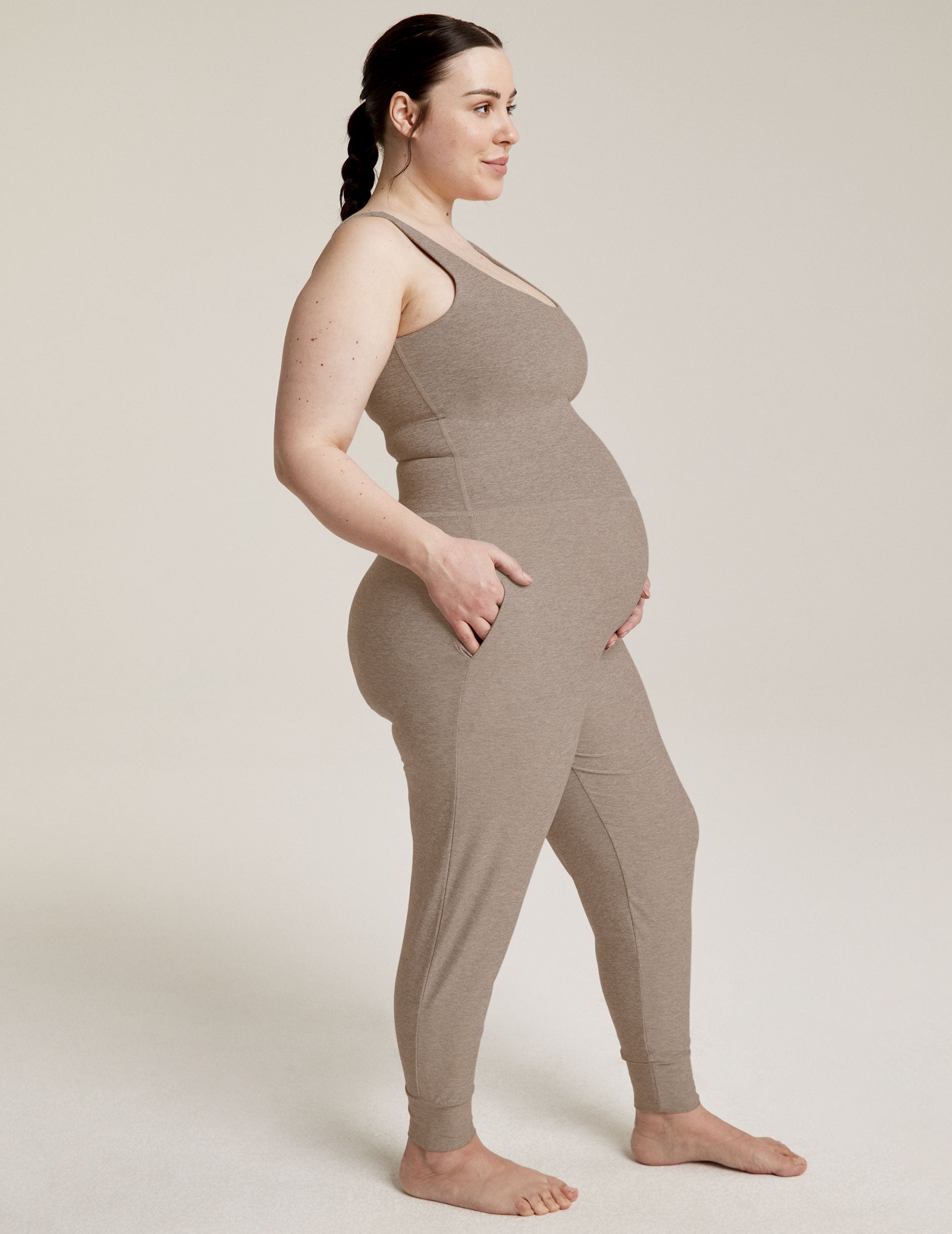 Spacedye Grow In Comfort Maternity Jumpsuit