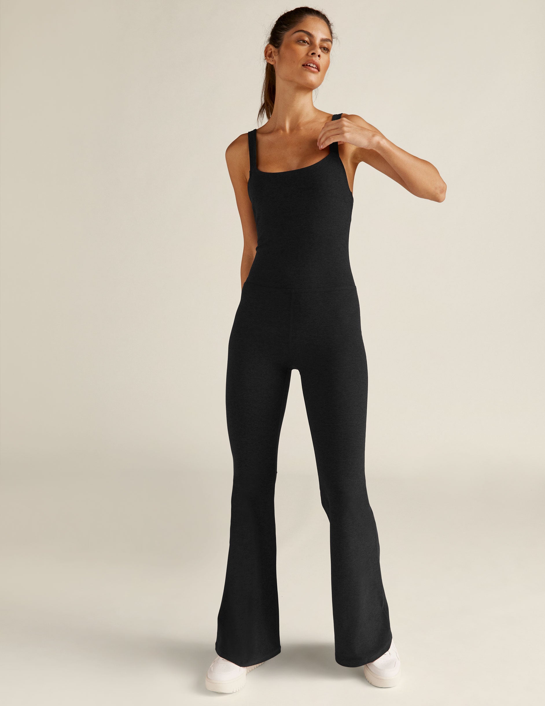 Jersey Tank Wide Leg Tall Women's Jumpsuit with Pockets – American Tall