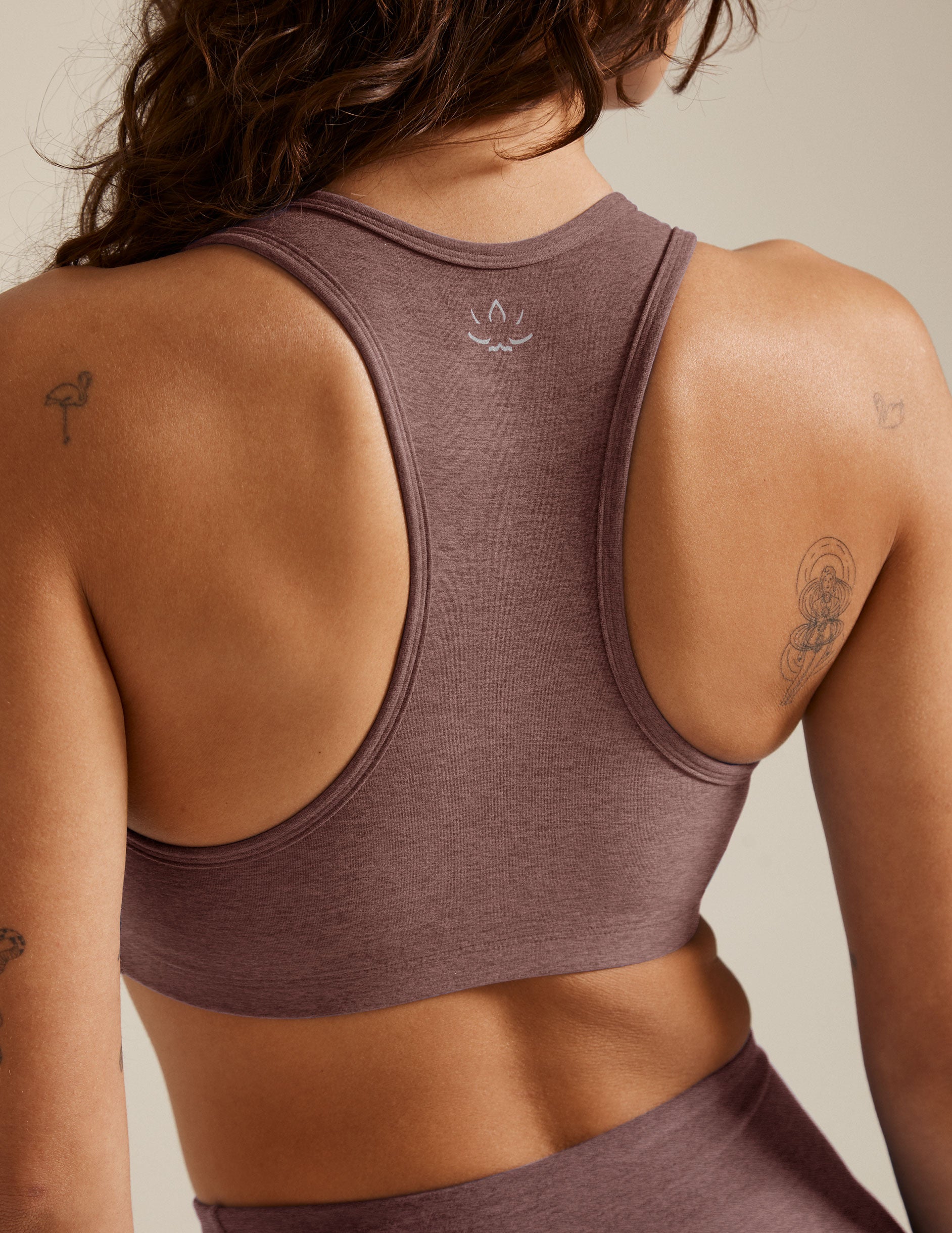 red v-neck bra with removable pads.