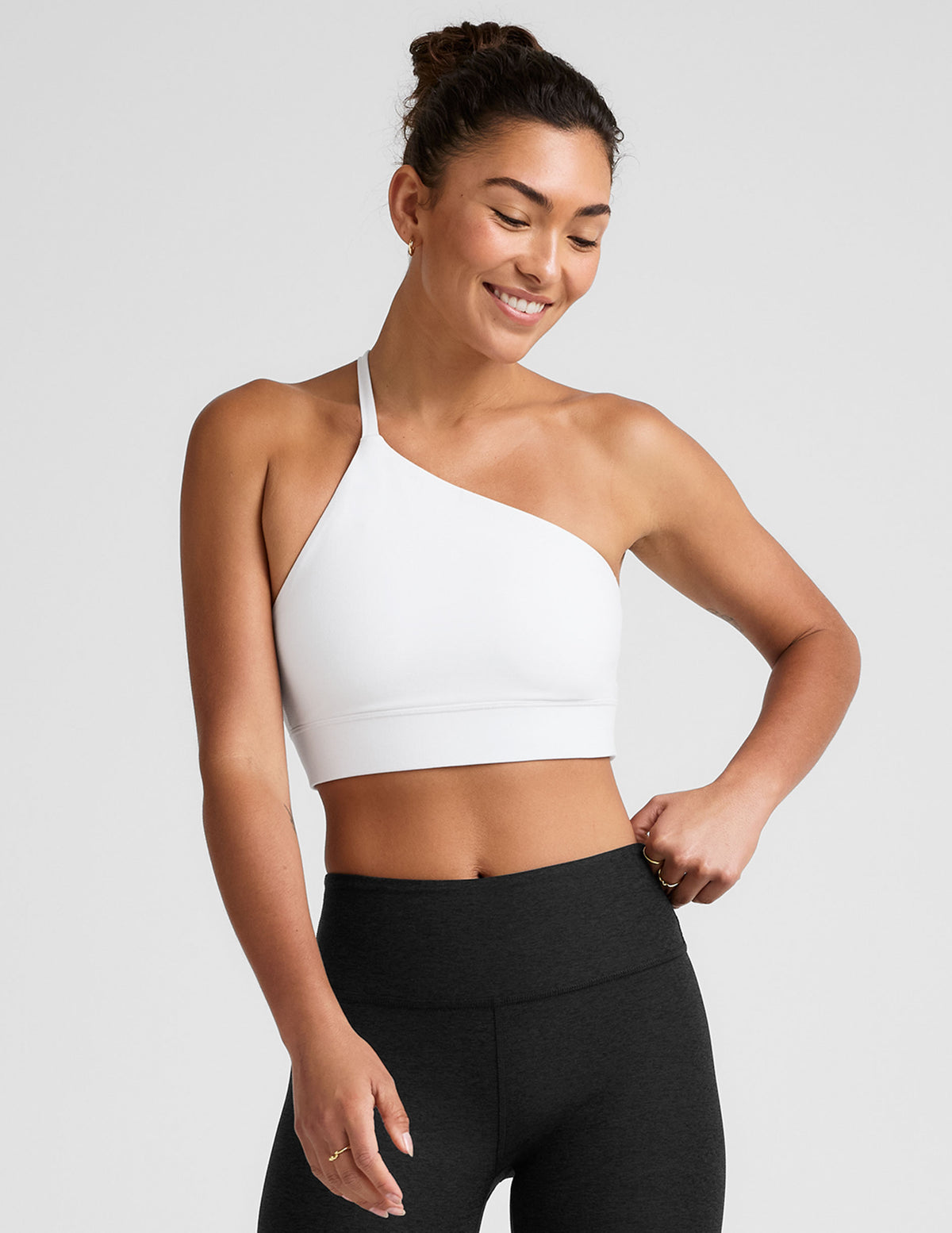 Beyond Yoga Spacedye One Shoulder Long Line Bra