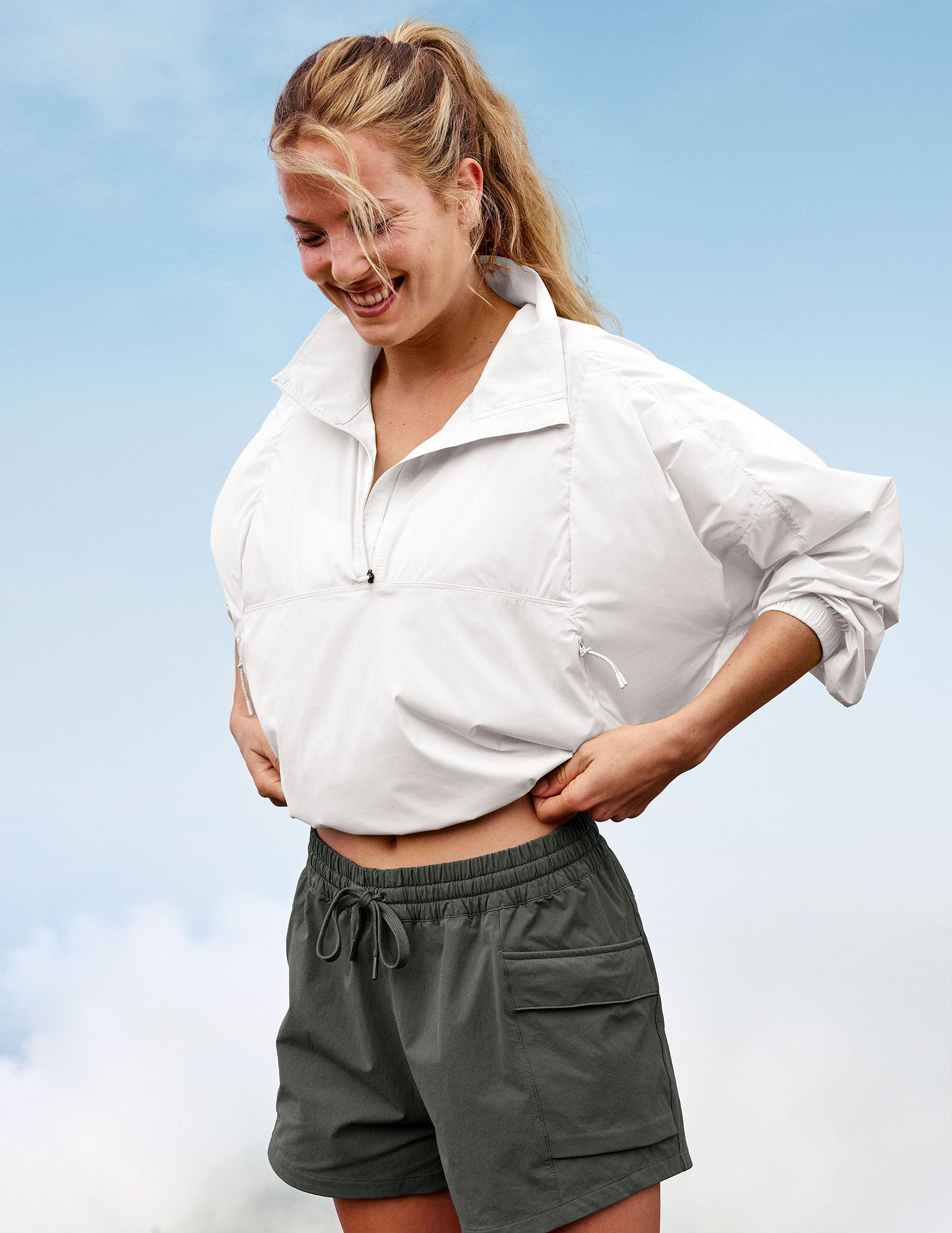 Places To Go UV Protection Half Zip Jacket | Beyond Yoga