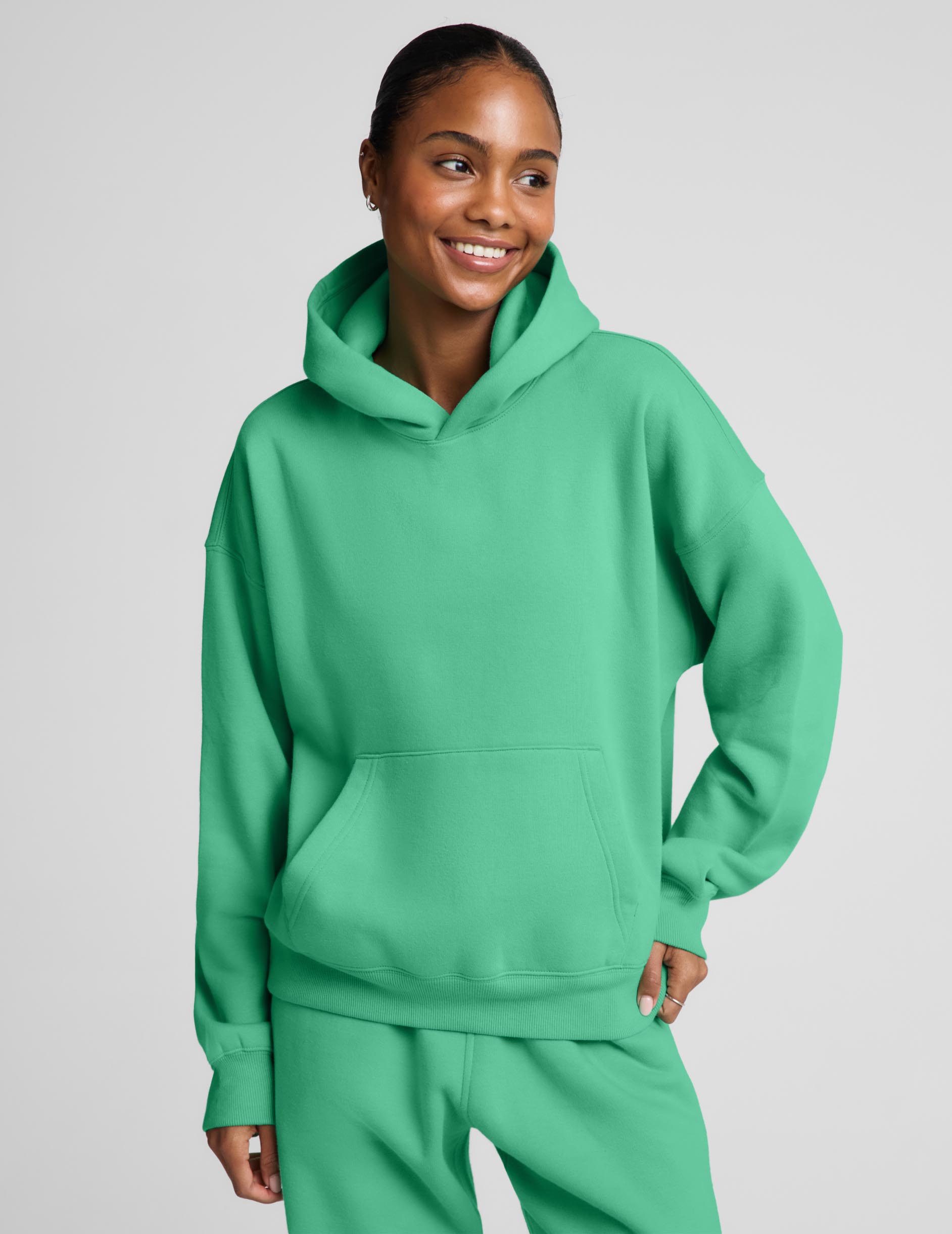 【新品タグ付き】PLAY GREEN FLEECE HOODIE Mサイズ LuxeFleece 2.0™ Hoodie | Beyond Yoga