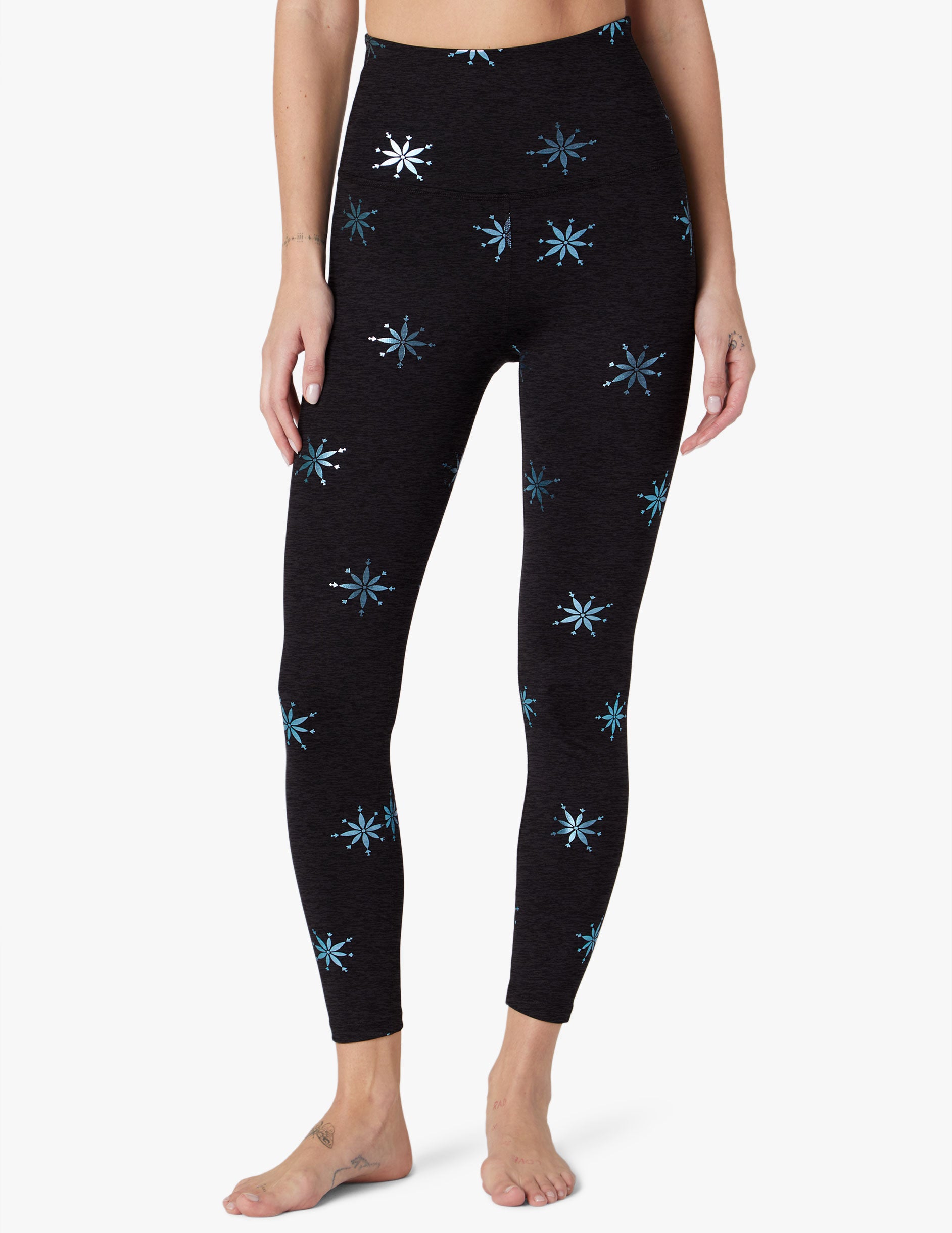 Generic Printed Leggings Snowflake Printing Yoga Pants Women's