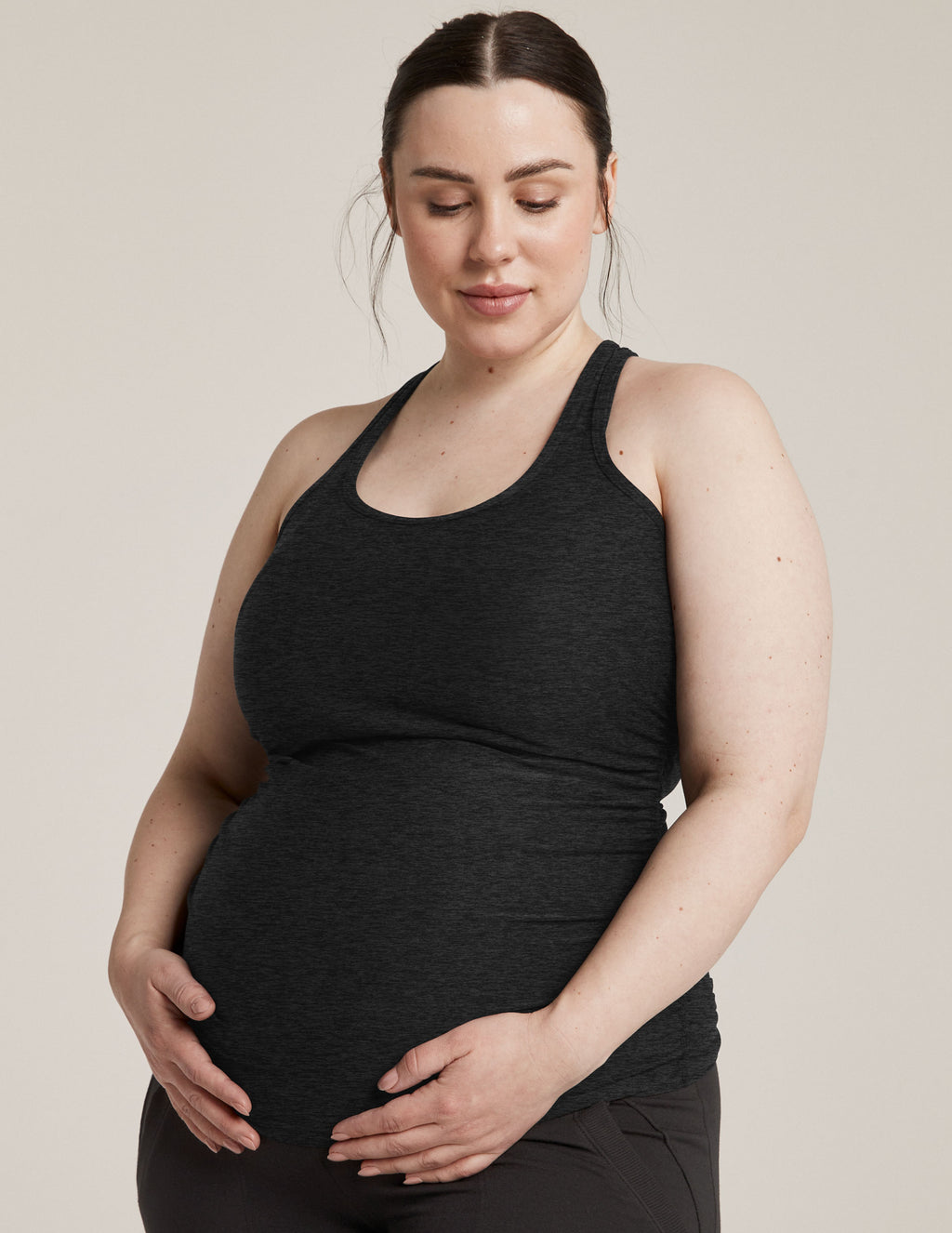 Featherweight Let It Grow Racerback Maternity Tank Secondary Image