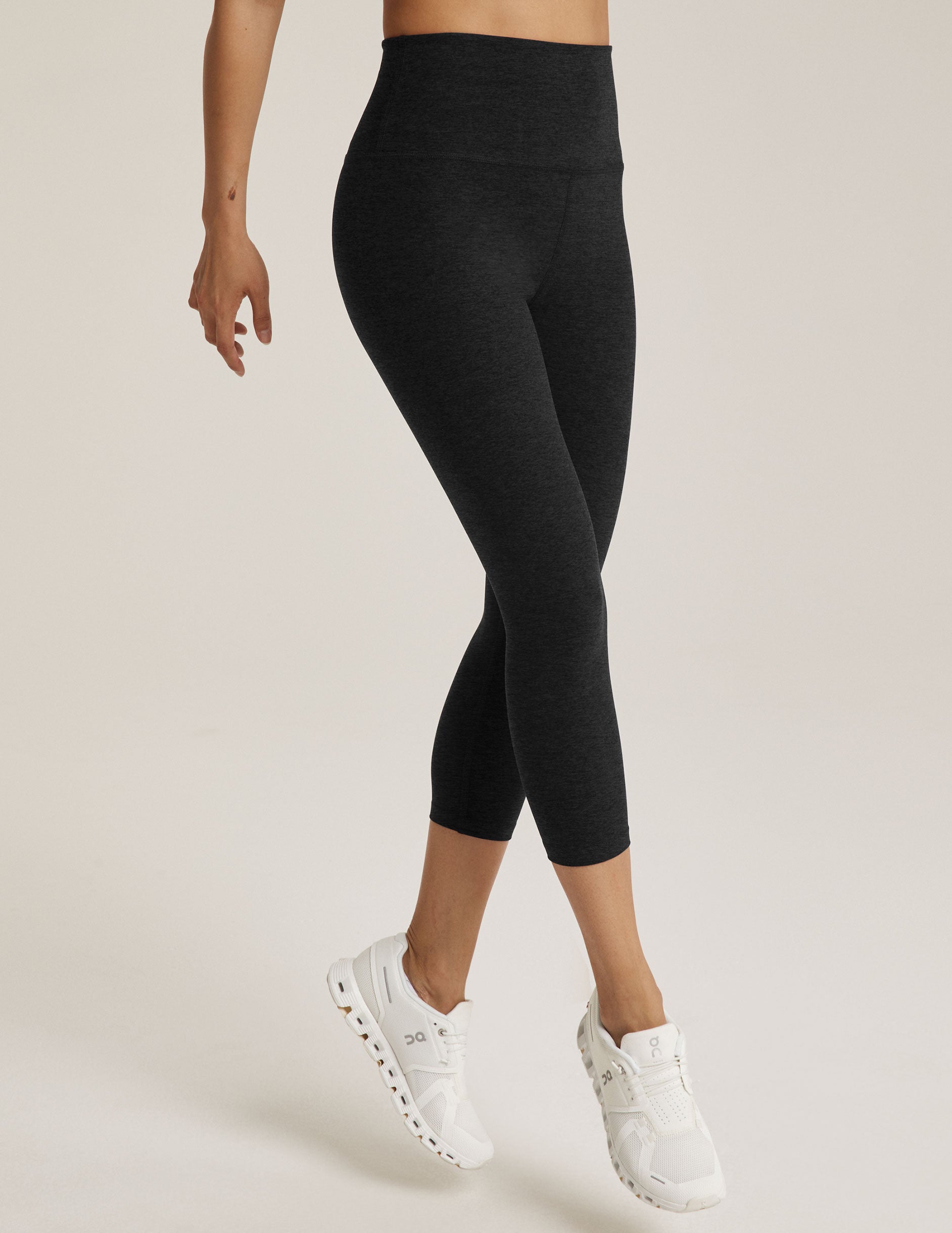 black capri midi legging