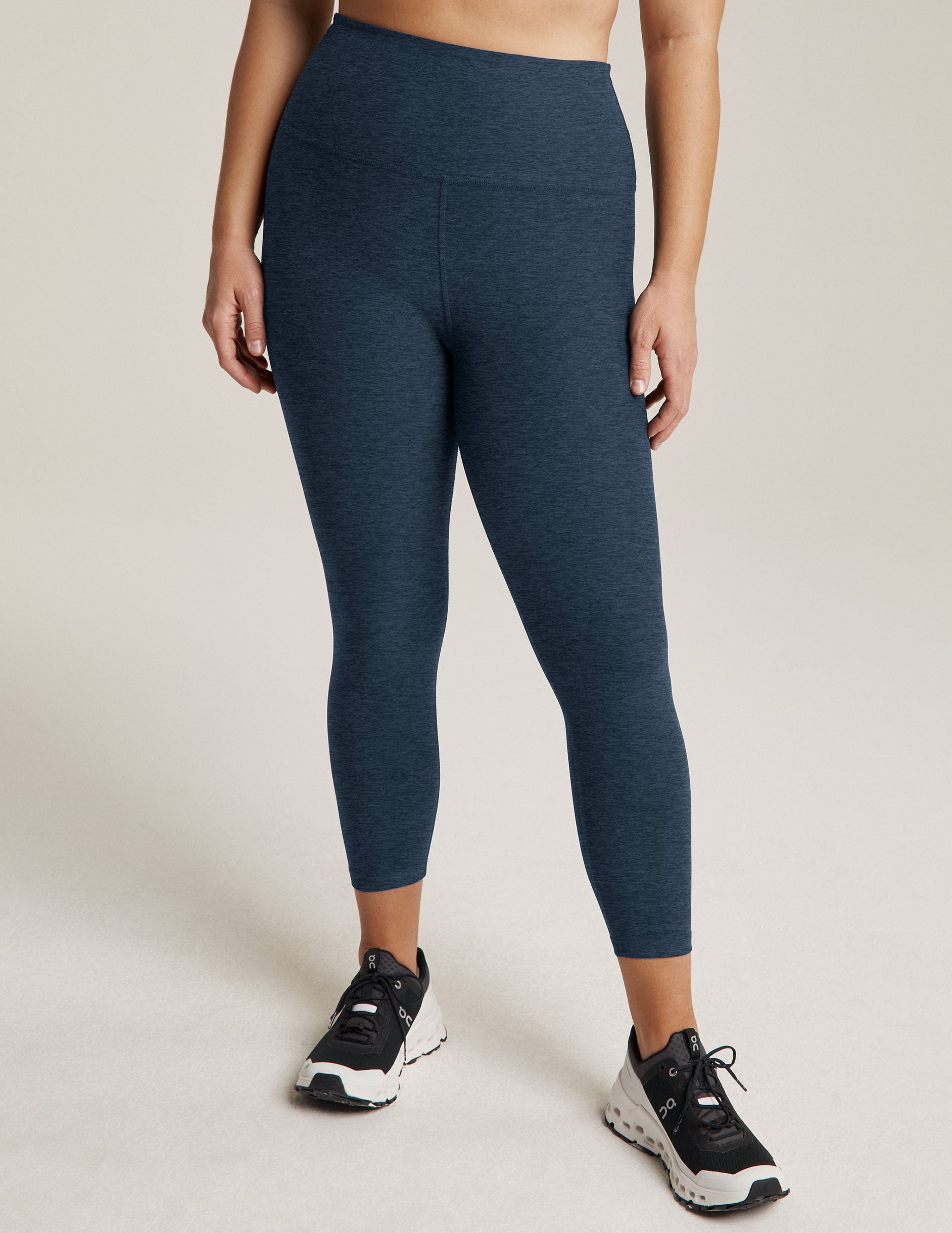 Beyond Yoga Spacedye Walk And Talk High Waisted Capri Legging in Navy &  Coral - $32 - From Mayra