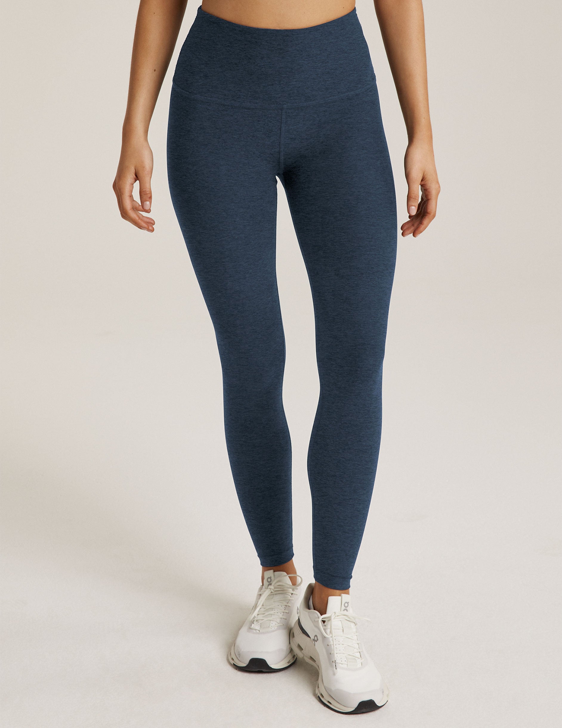 High Waisted Navy Leggings With Double Pockets – Born, 43% OFF