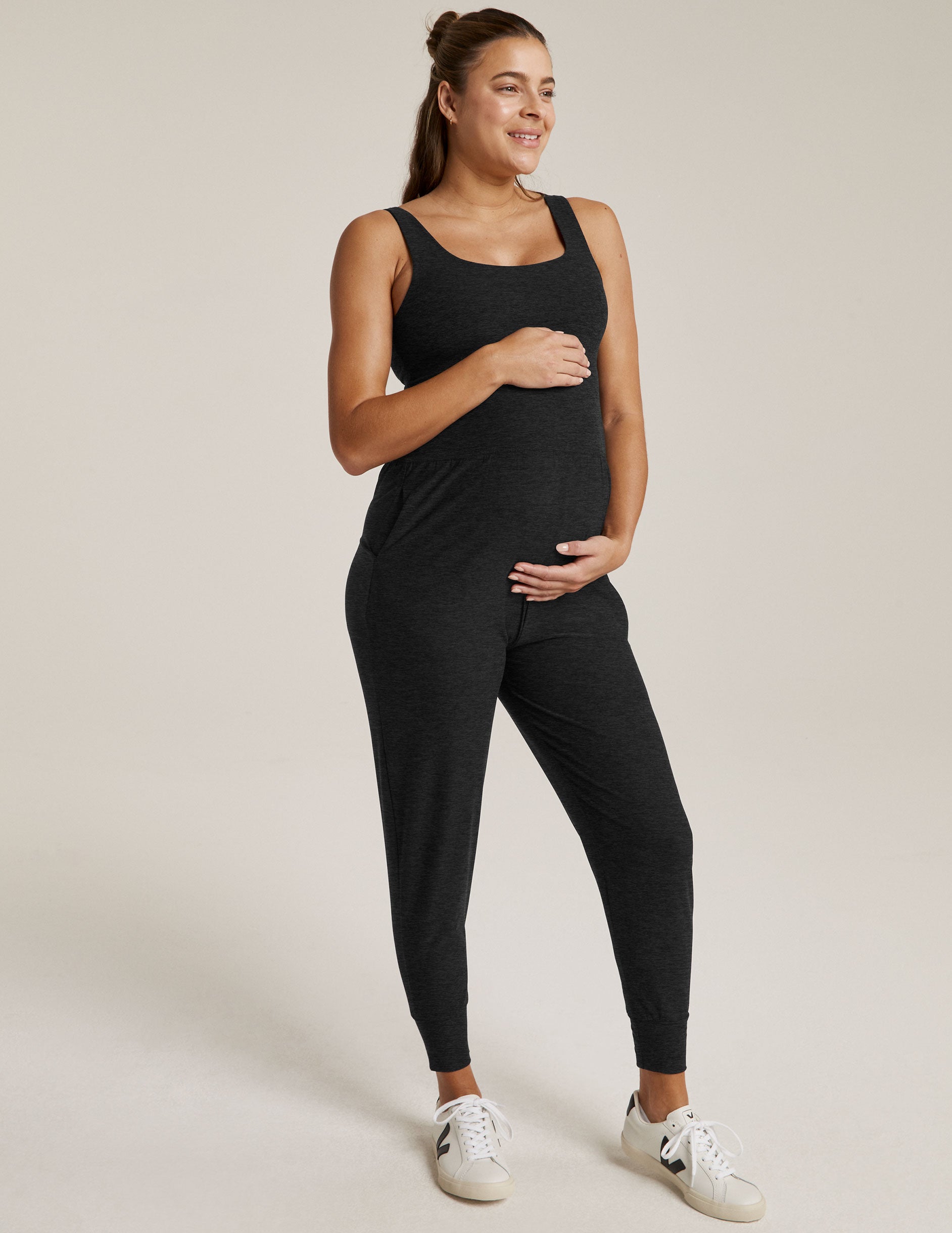 The Softest, Comfiest (Reversible) Maternity Jumpsuit & 3 Ways to Wear It -  Meagan's Moda
