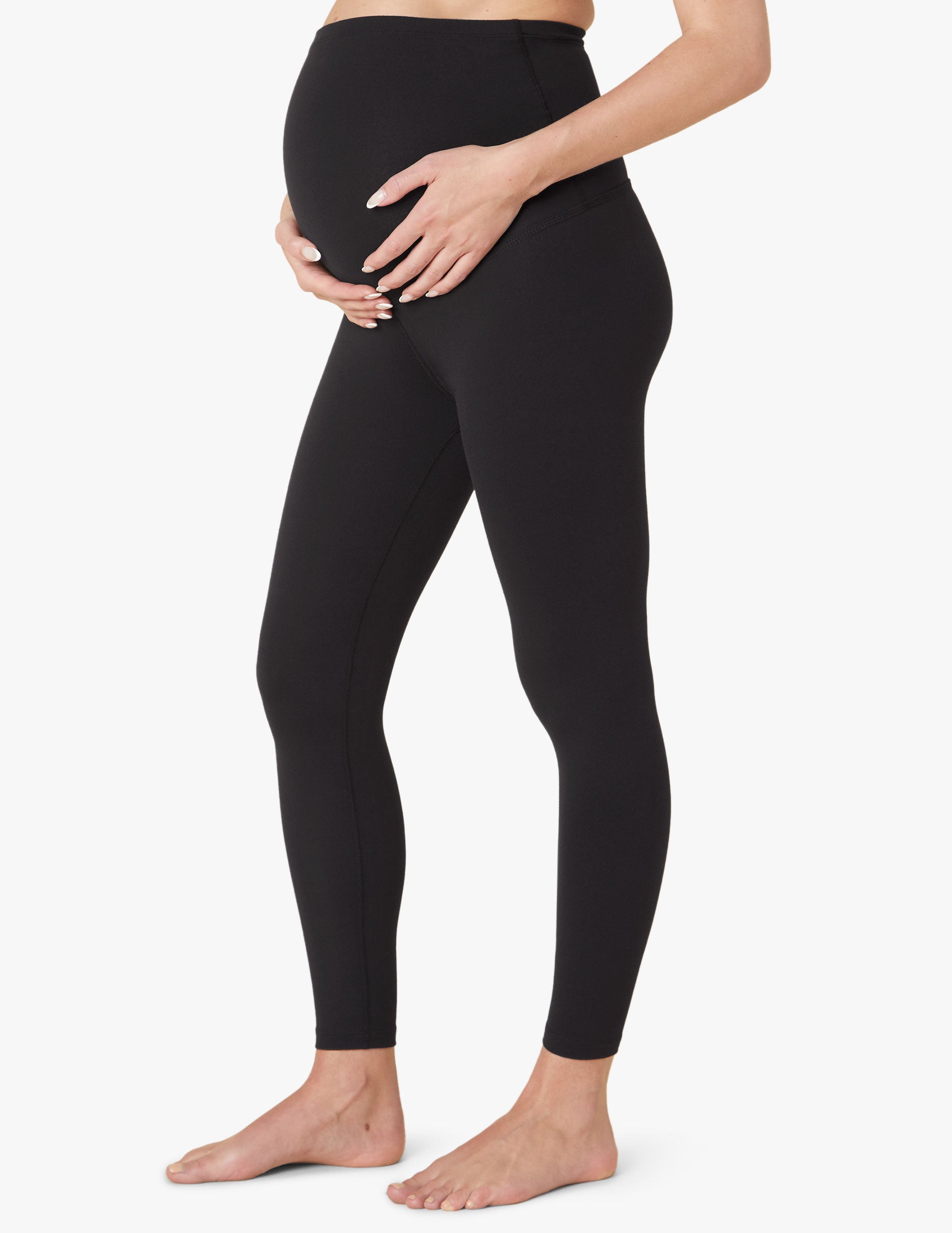 CreamX Women's Maternity Capri Leggings Over The Belly Soft Workout 2 Pack Pregnancy  Leggings, 2pcs-greyish Blue+p, X-Large : : Clothing, Shoes &  Accessories