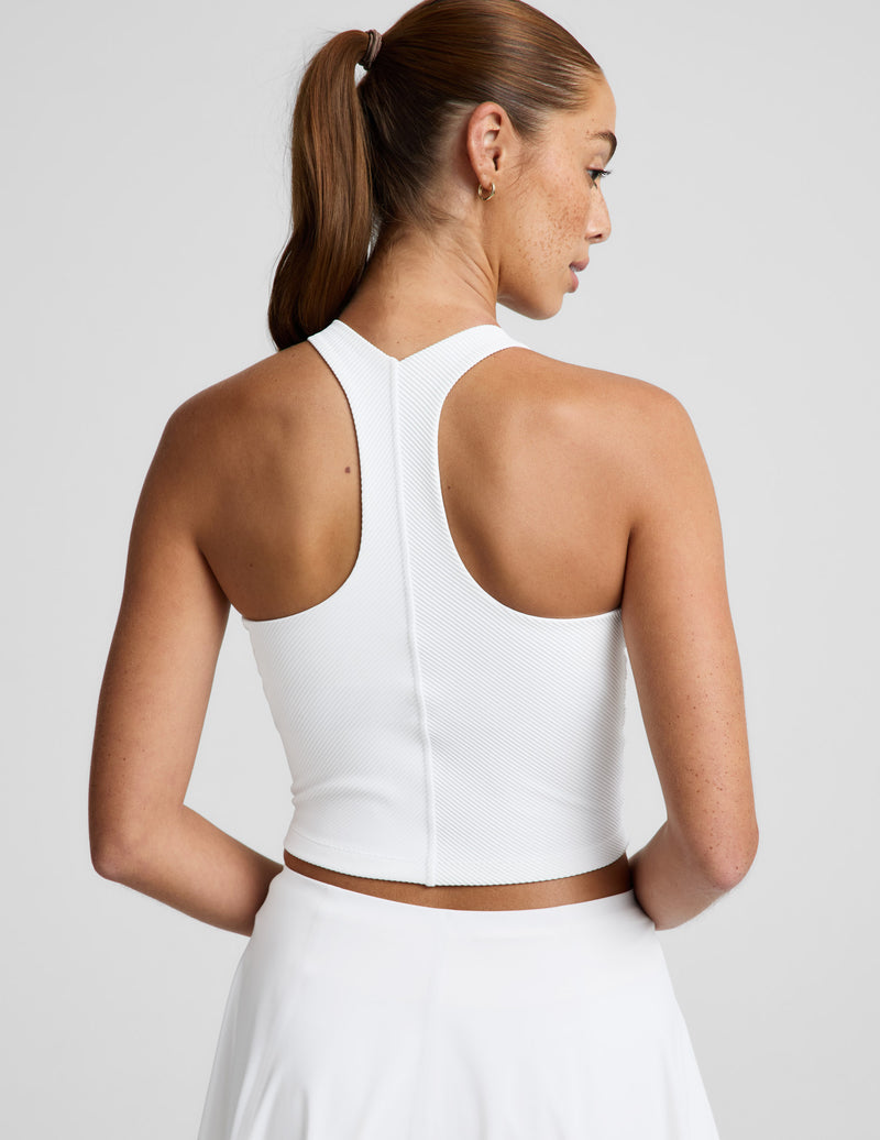 Impulse Ribbed High Neck Tank