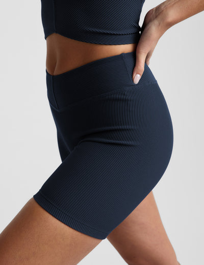 Impulse Ribbed V-Waist 5" Biker Short