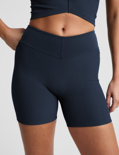 Impulse Ribbed V-Waist 5" Biker Short