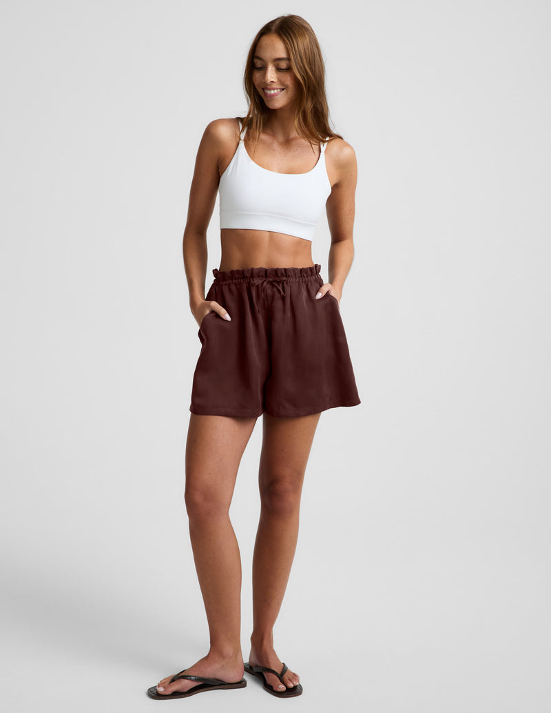 Sunkissed Cupro Drawstring Short
