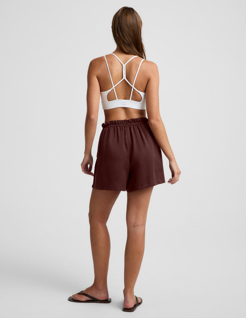 Sunkissed Cupro Drawstring Short
