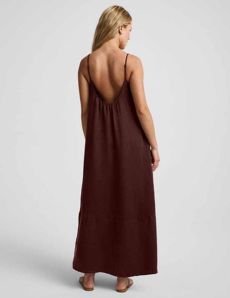 Sunkissed Cupro Maxi Dress
