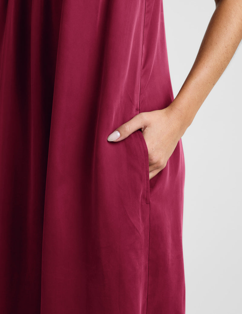 Sunkissed Cupro Maxi Dress