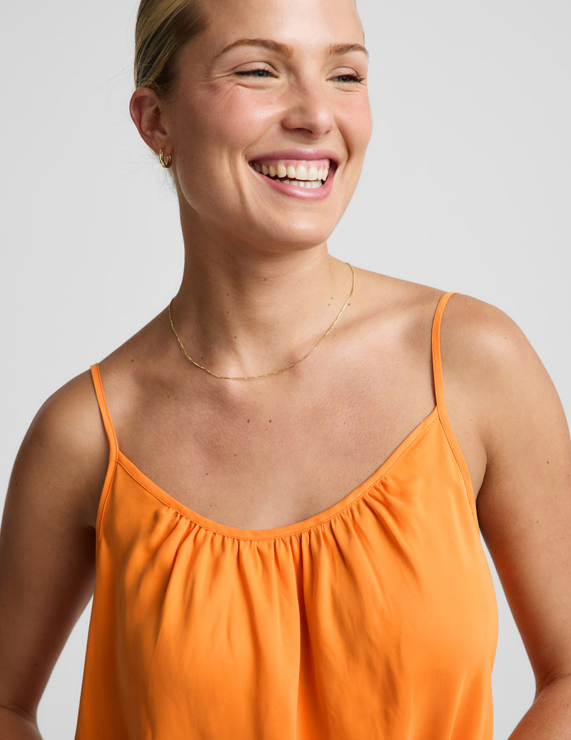 Sunkissed Cupro Mini Dress