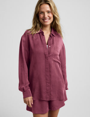 Sunkissed Cupro Button Down