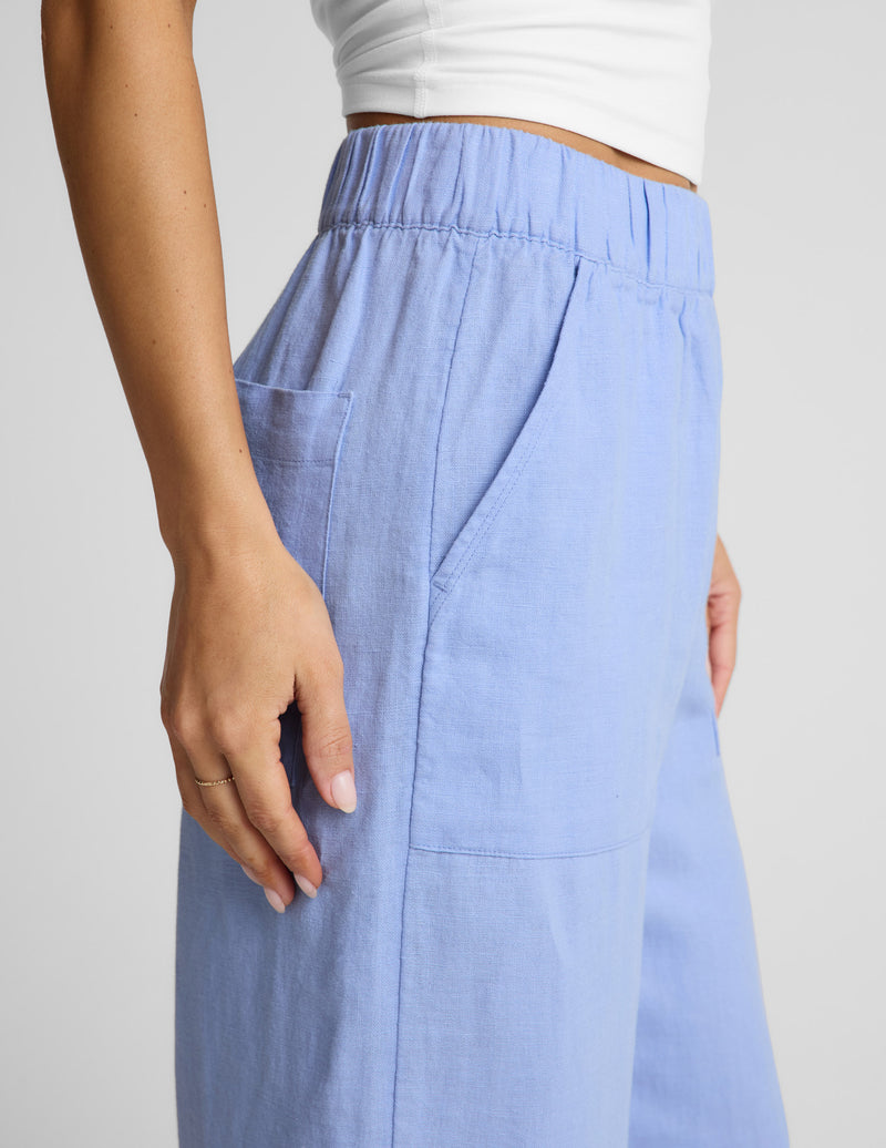 SoftWash Linen Easy Wide Leg Pant 31"