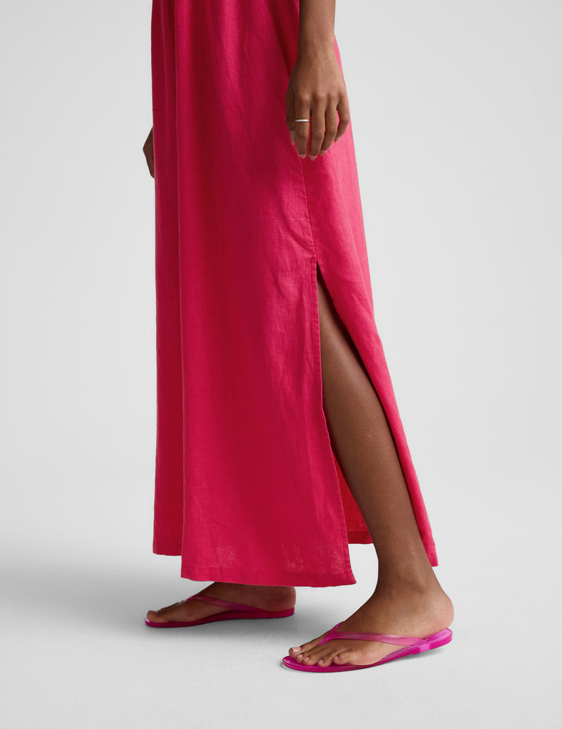 SoftWash Linen Halter Dress