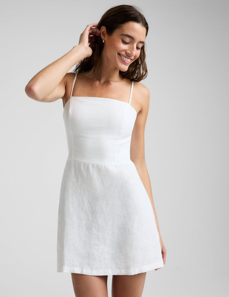 SoftWash Linen Seaside Mini Dress