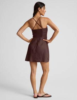 SoftWash Linen Seaside Mini Dress | Beyond Yoga SoftWash Linen Seaside Mini Dress | Beyond Yoga