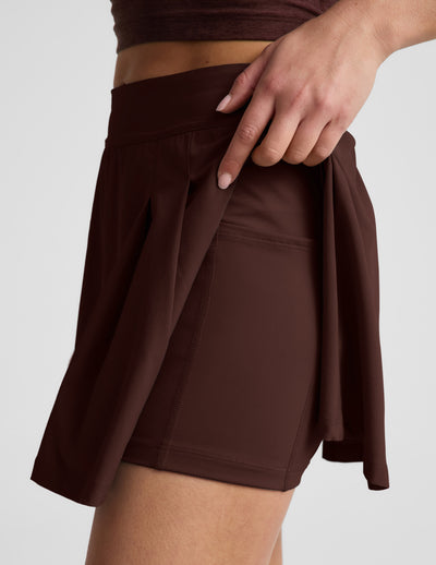 Score Pleated Skirt