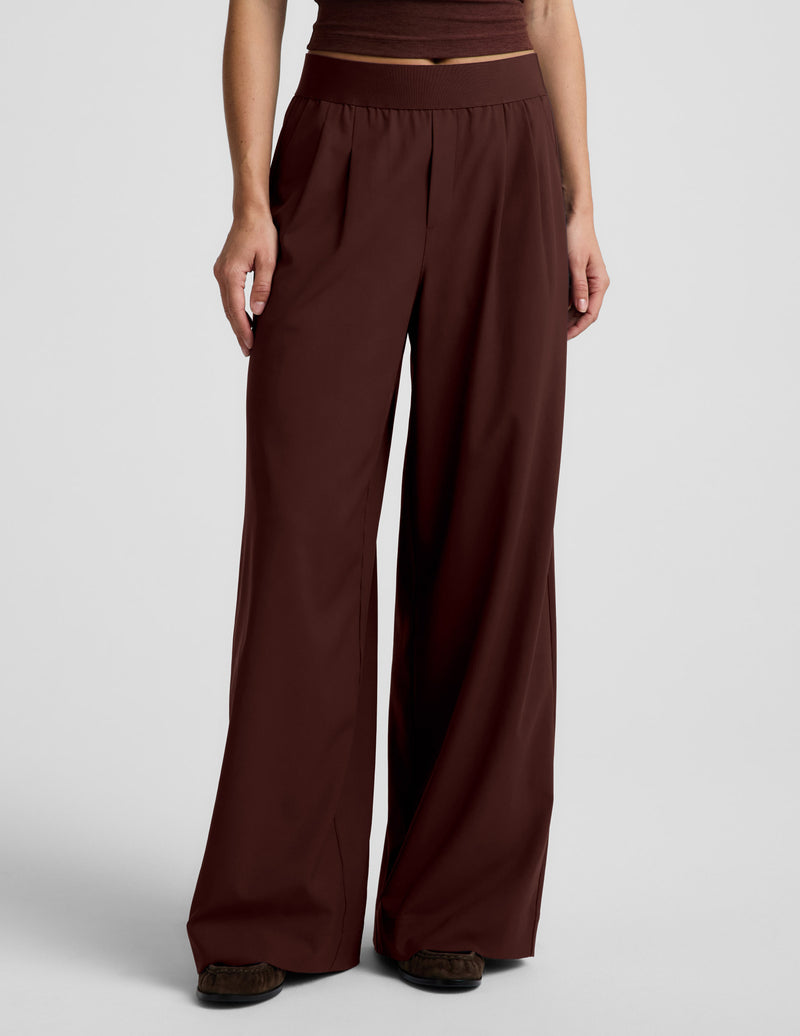 Elasticated Wide Leg Pant 31"