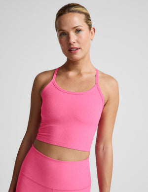 Spacedye™ Slim Racerback Cropped Tank