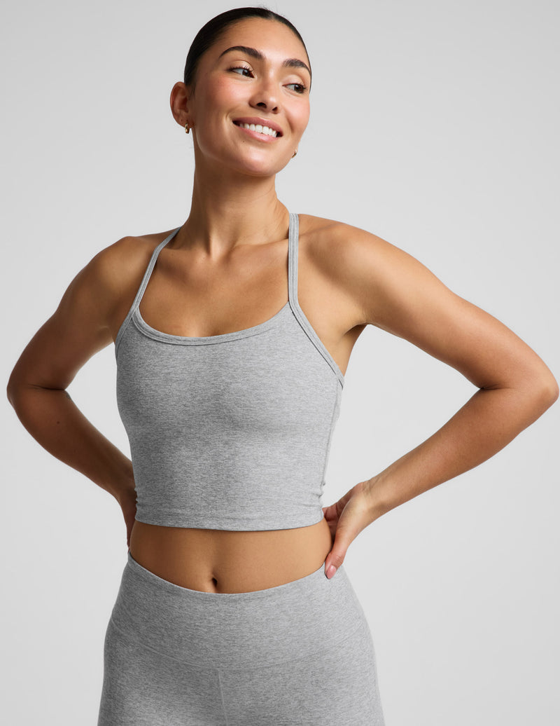 Spacedye™ Slim Racerback Cropped Tank