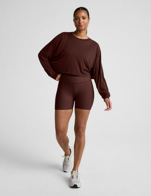 Studio Luxe Cropped Long Sleeve Tee