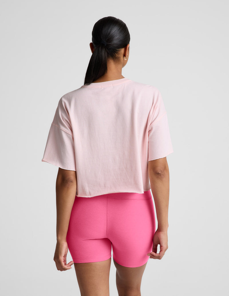 SoftKnit Better Than Ever Cropped Cotton Tee