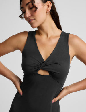 Twist Cutout Midi Dress | Beyond Yoga Twist Cutout Midi Dress | Beyond Yoga