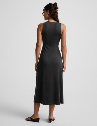 Twist Cutout Midi Dress