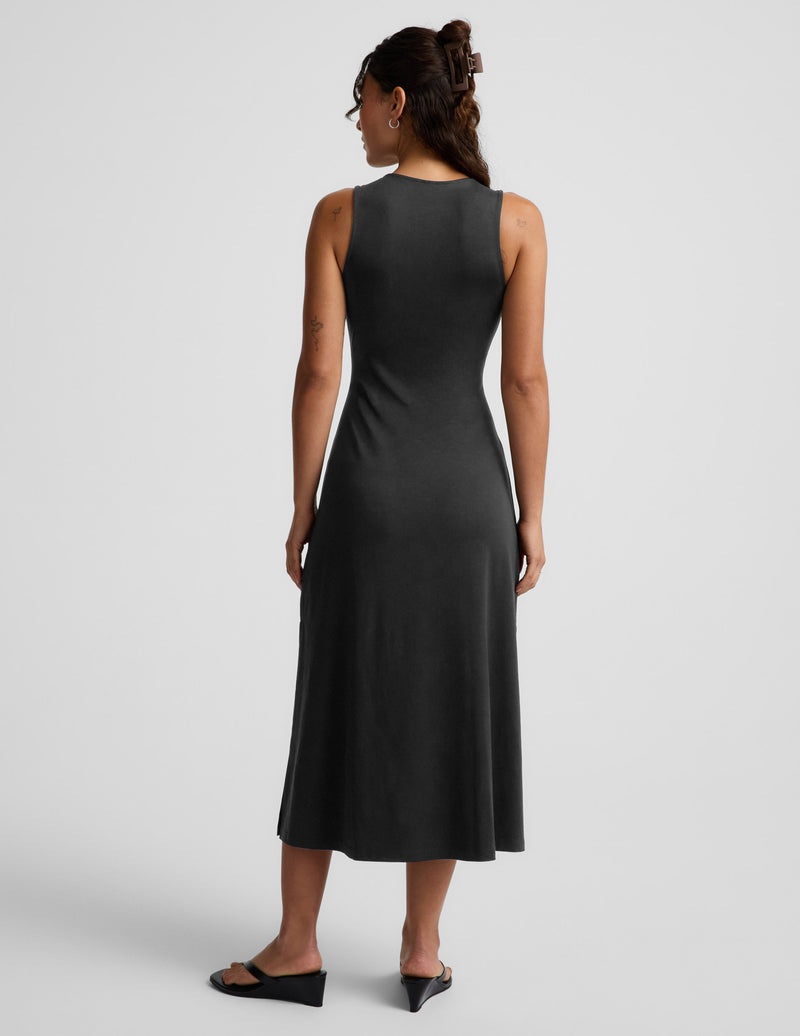 Twist Cutout Midi Dress