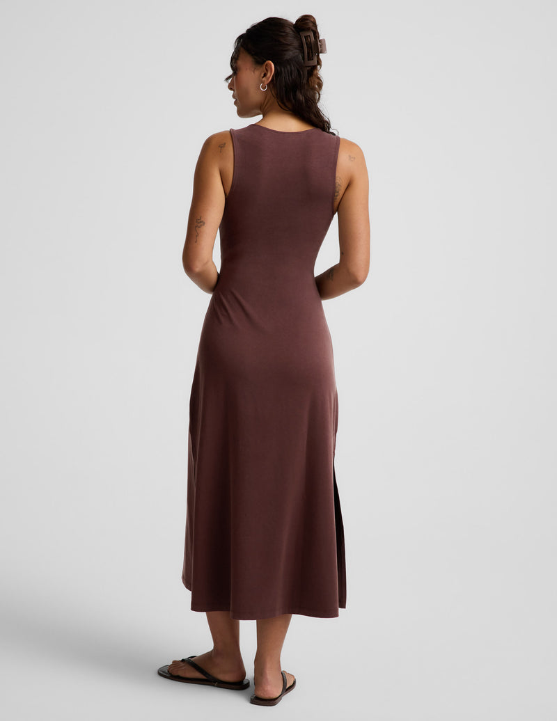 Twist Cutout Midi Dress