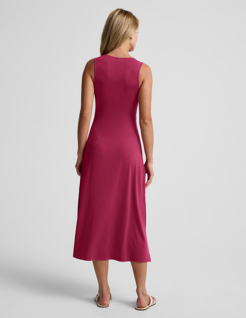Twist Cutout Midi Dress
