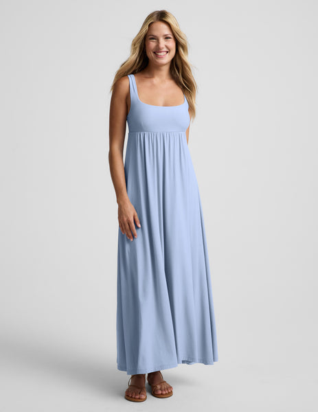 heather bridesmaid dresses Beyond Yoga Featherweight Endless Summer Maxi Dress