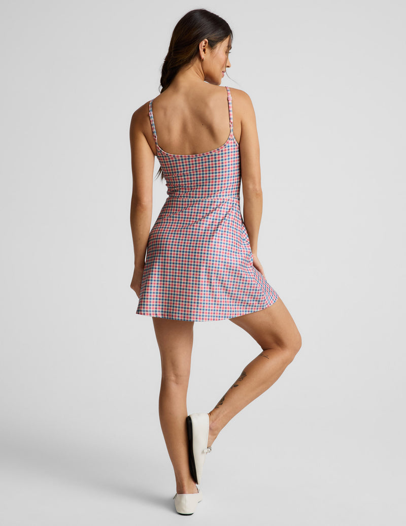 Sunwashed Gingham Midweight Spacedye™ Forever Dress