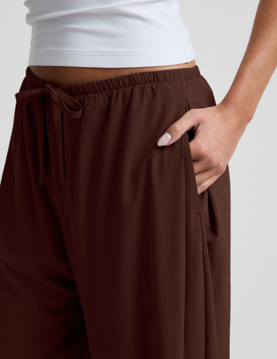 Solstice Drawstring Wide Leg Pant 29"
