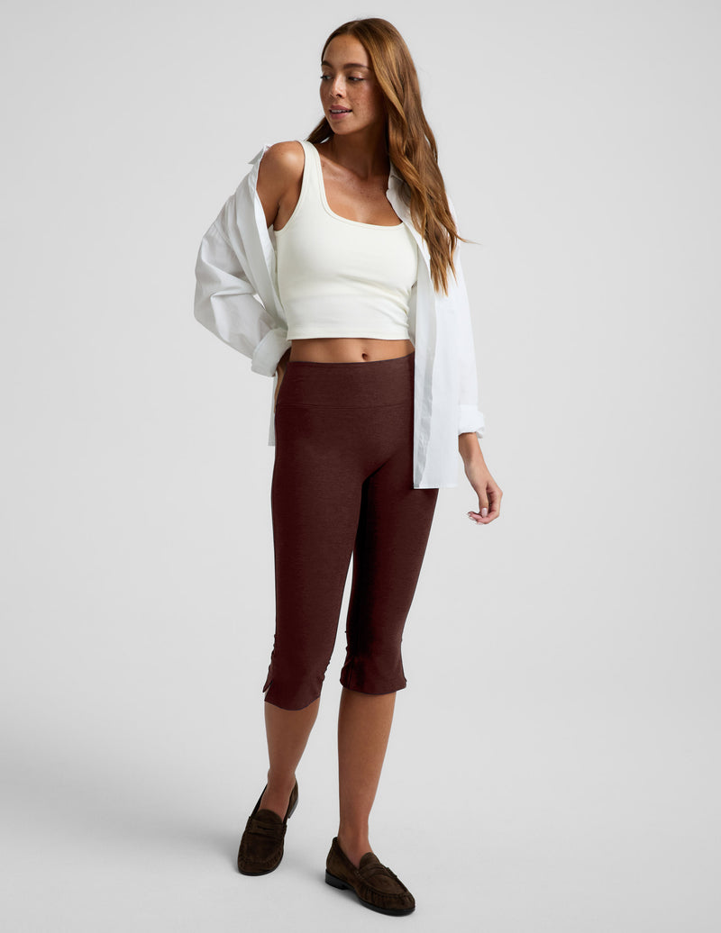 Spacedye™ Mid-Rise Slit Pedal Pusher Legging