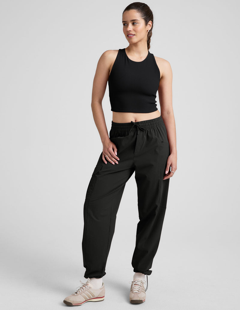 Refocus Ribbed Cropped Tank