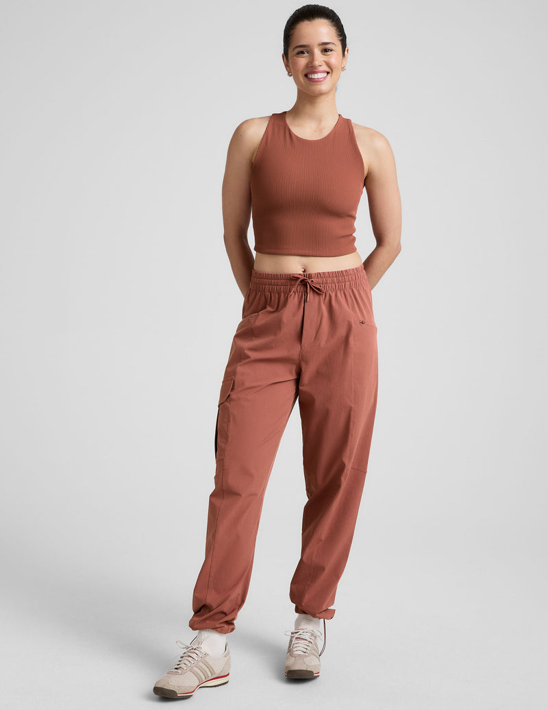 Refocus Ribbed Cropped Tank