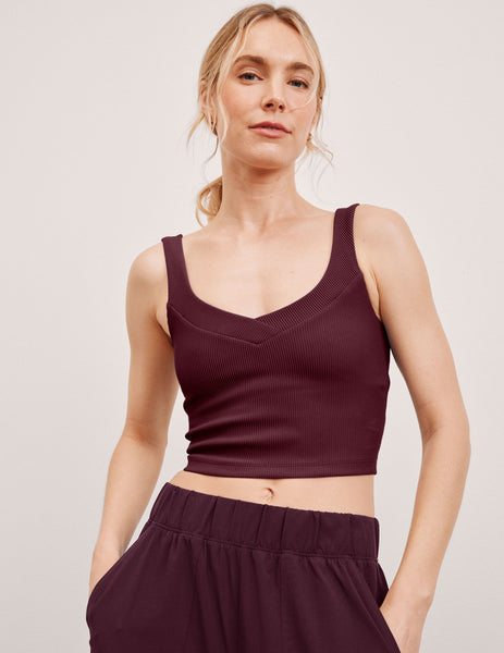 Impulse Ribbed Cropped Tank | Beyond Yoga