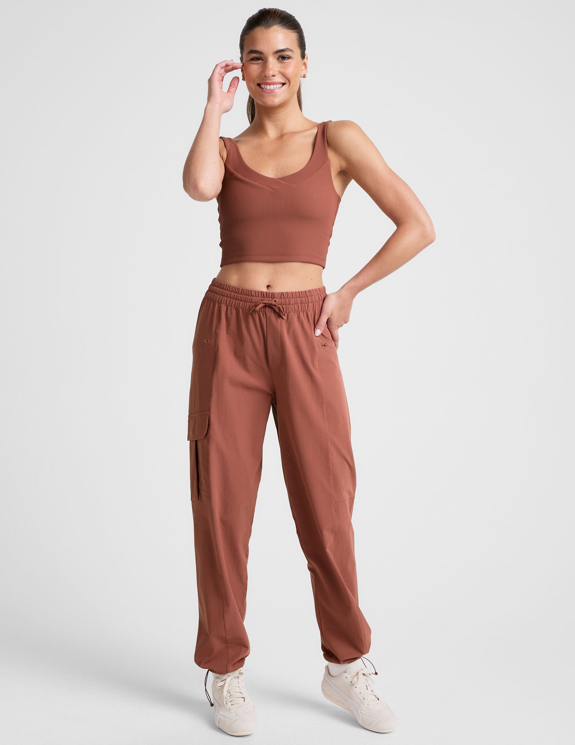 Impulse Ribbed Cropped Tank | Beyond Yoga