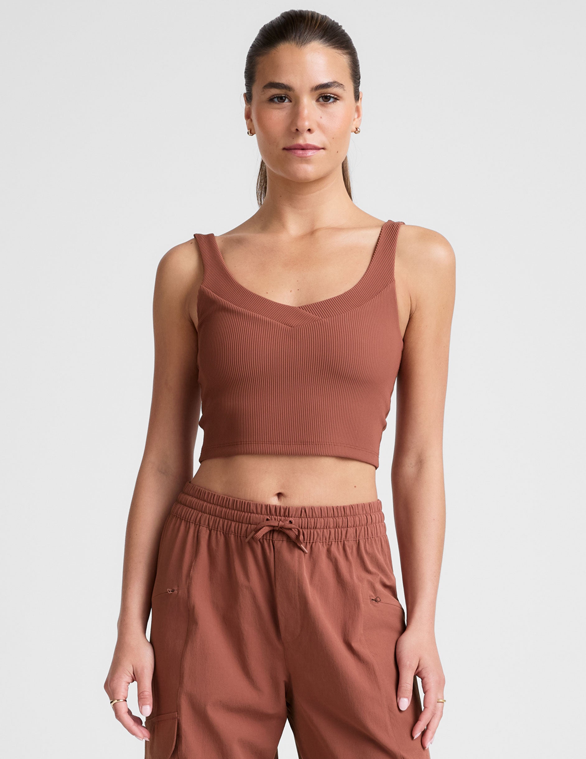 Impulse Ribbed Cropped Tank | Beyond Yoga