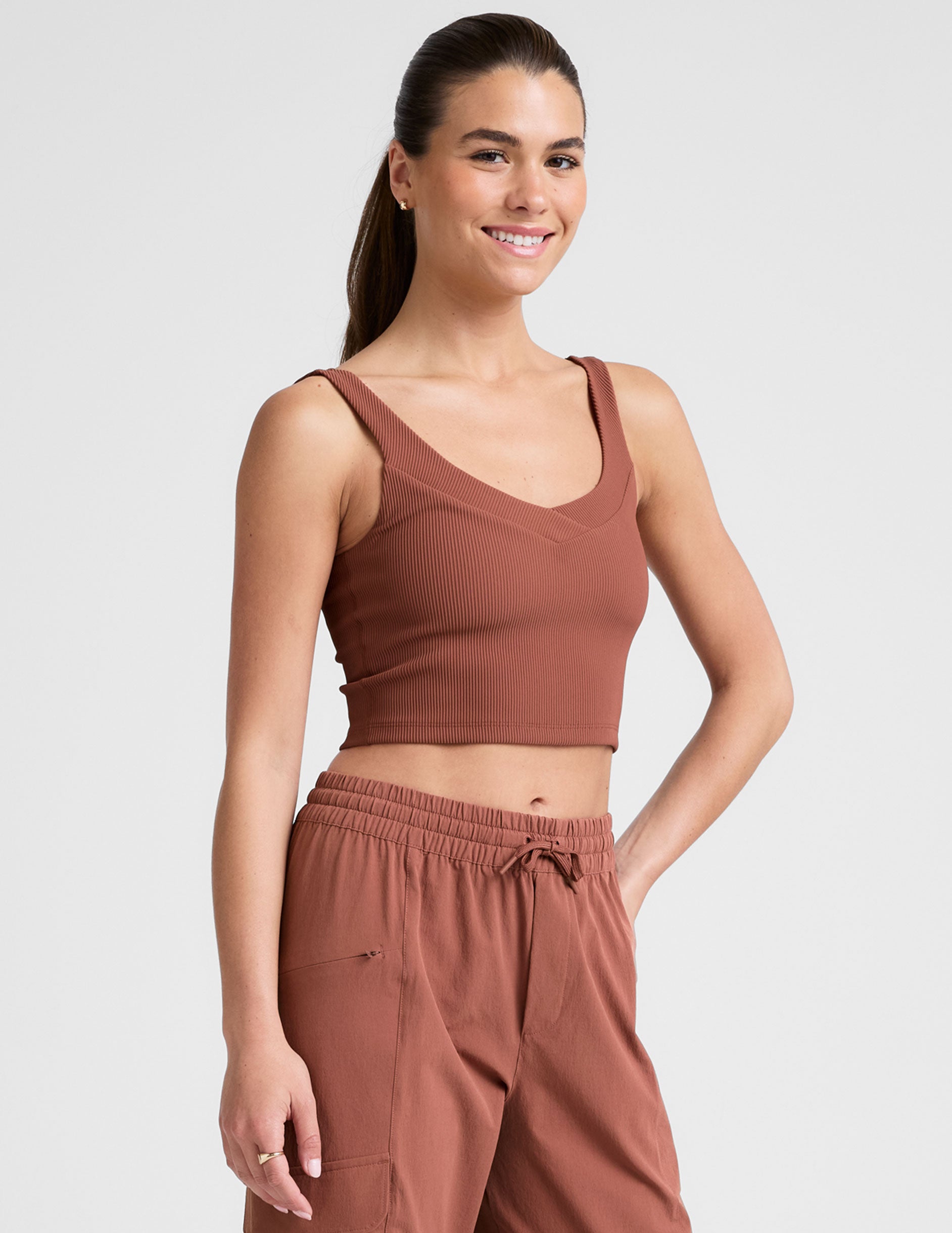 Impulse Ribbed Cropped Tank | Beyond Yoga