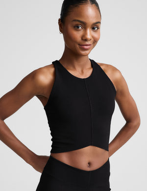 Impulse Ribbed High Neck Tank