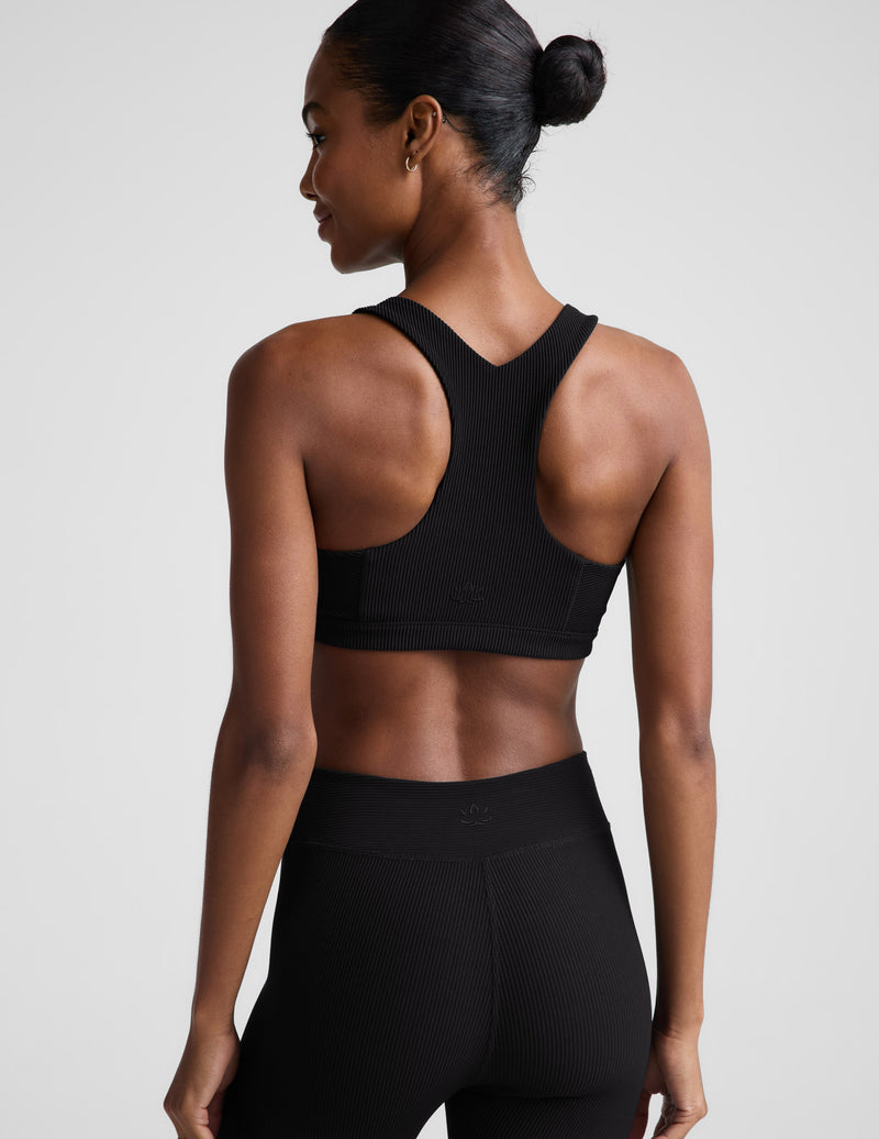 Impulse Ribbed Scoop Neck Bra
